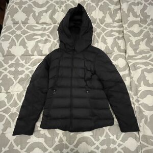 Patagonia Black Hooded Puffer Jacket